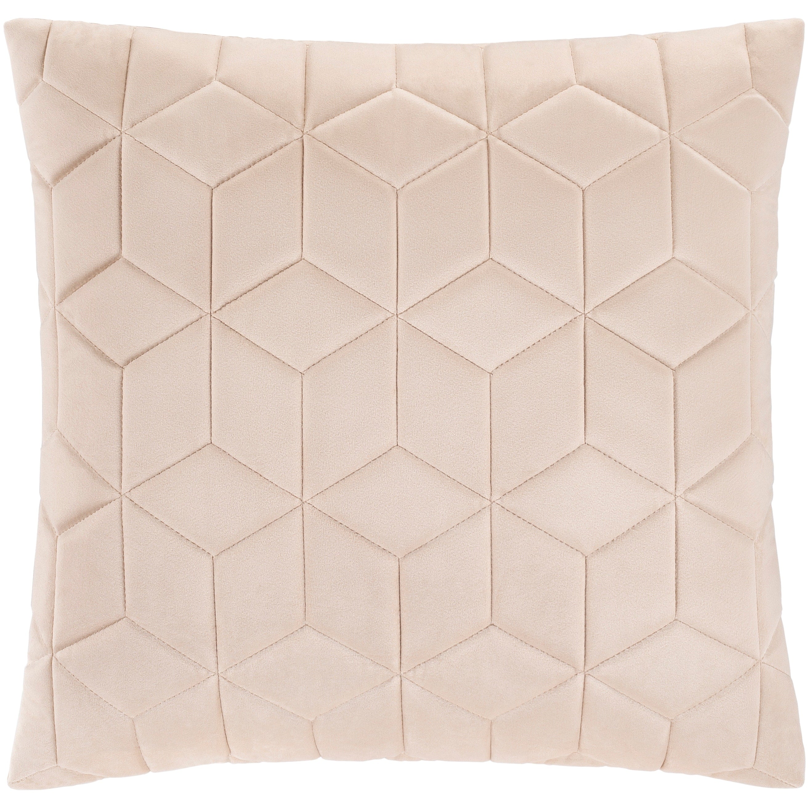 Carson Carrington Tattamala Velvet Geometric 18 Inch Throw Pillow Cover