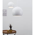 Afx Roxy 8 Inch White Pendant