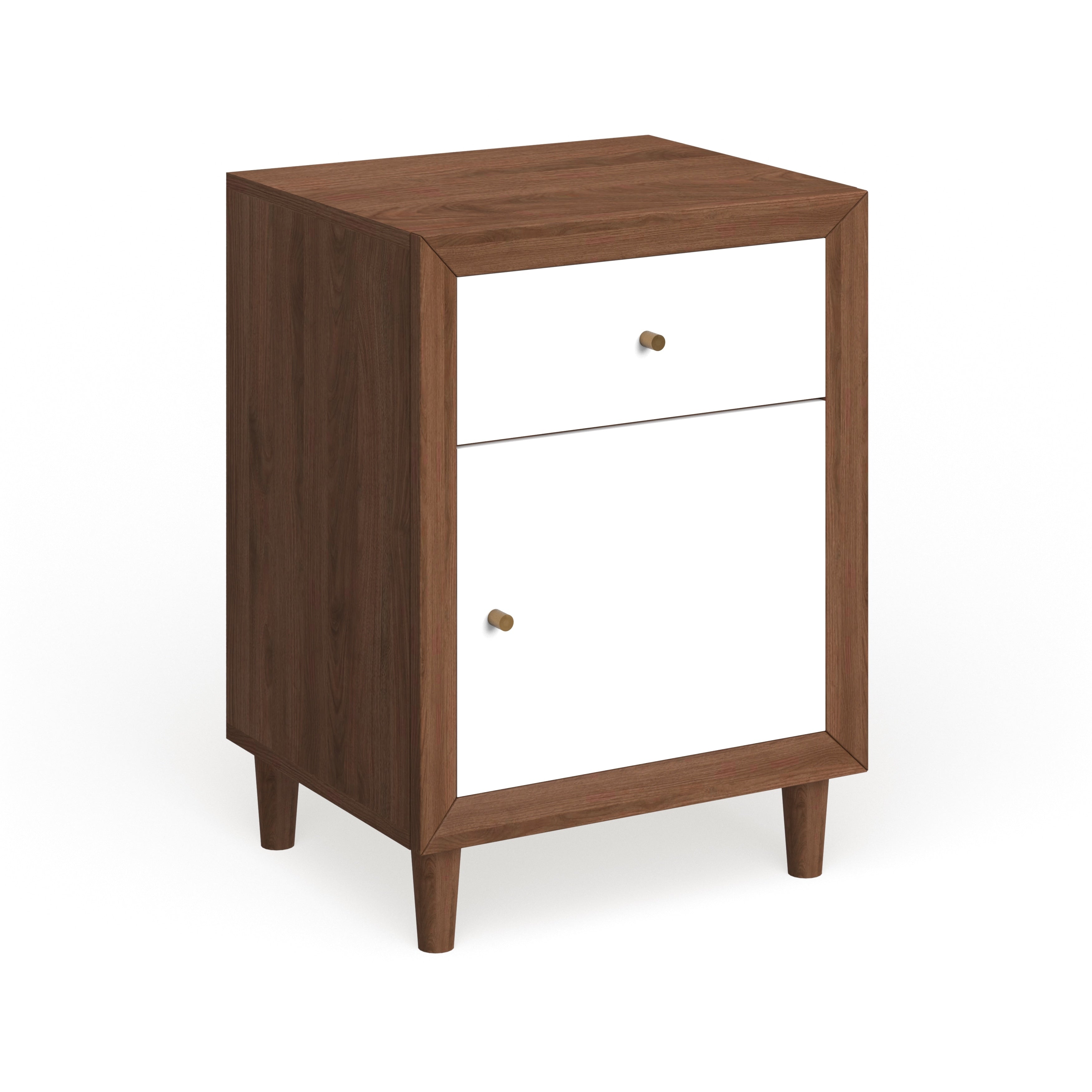 Carson Carrington Trollhattan Mid Century Single Drawer Nightstand