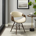 Carson Carrington Tvedestrand Contemporary Teal Velvet Accent Chair
