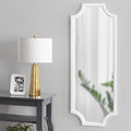 Kate And Laurel Hogan Framed Scallop Full Length Wall Mirror 18X48