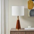 Carson Carrington Utena Gold Brown Table Lamp