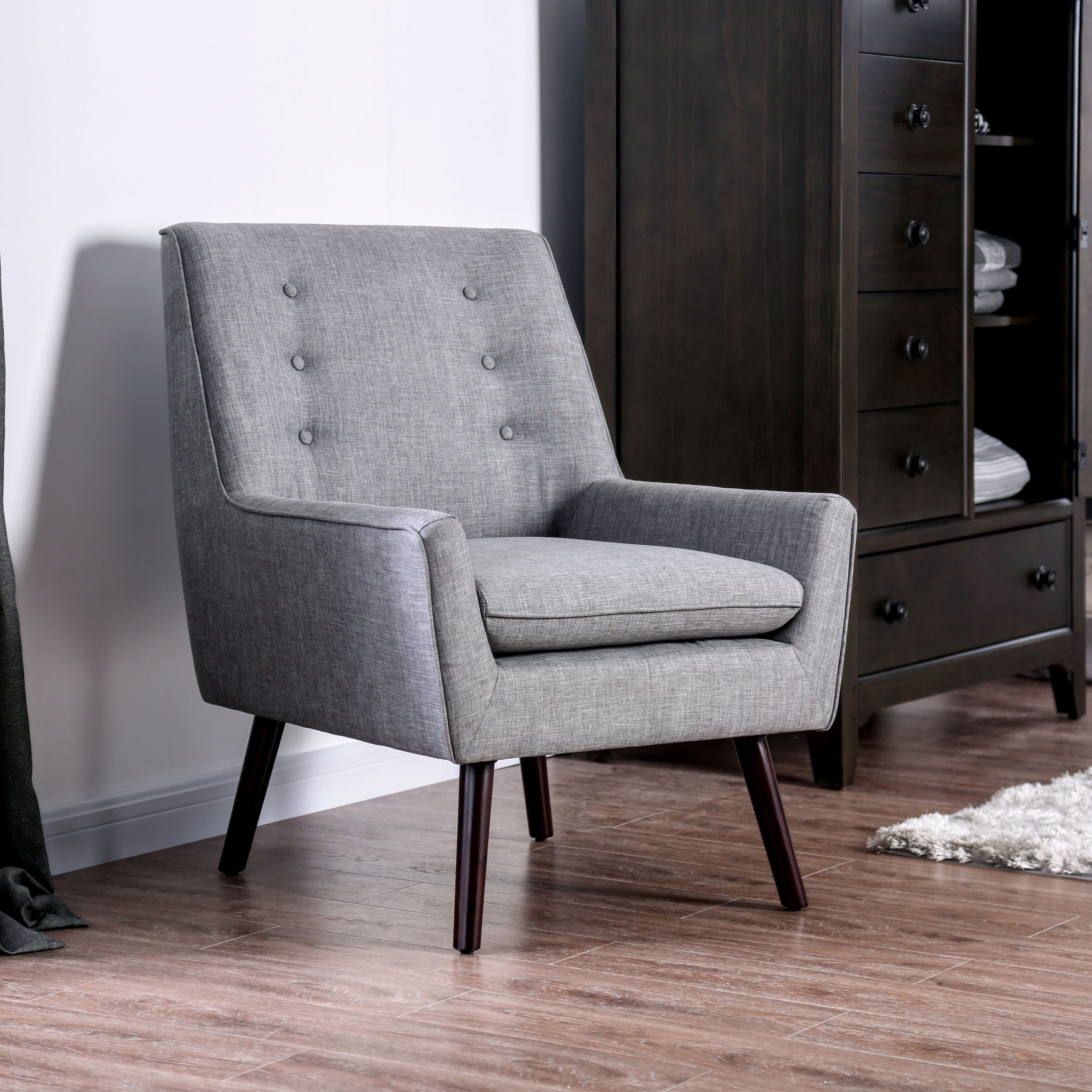Carson Carrington Valla Mid Century Modern Accent Chair