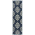 Carson Carrington Vallentuna Medallions Blue Ivory Polypropylene Area Rug 910 X 1210