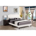 Carson Carrington Valsnas Adjustable Tufted Faux Leather Panel Bed
