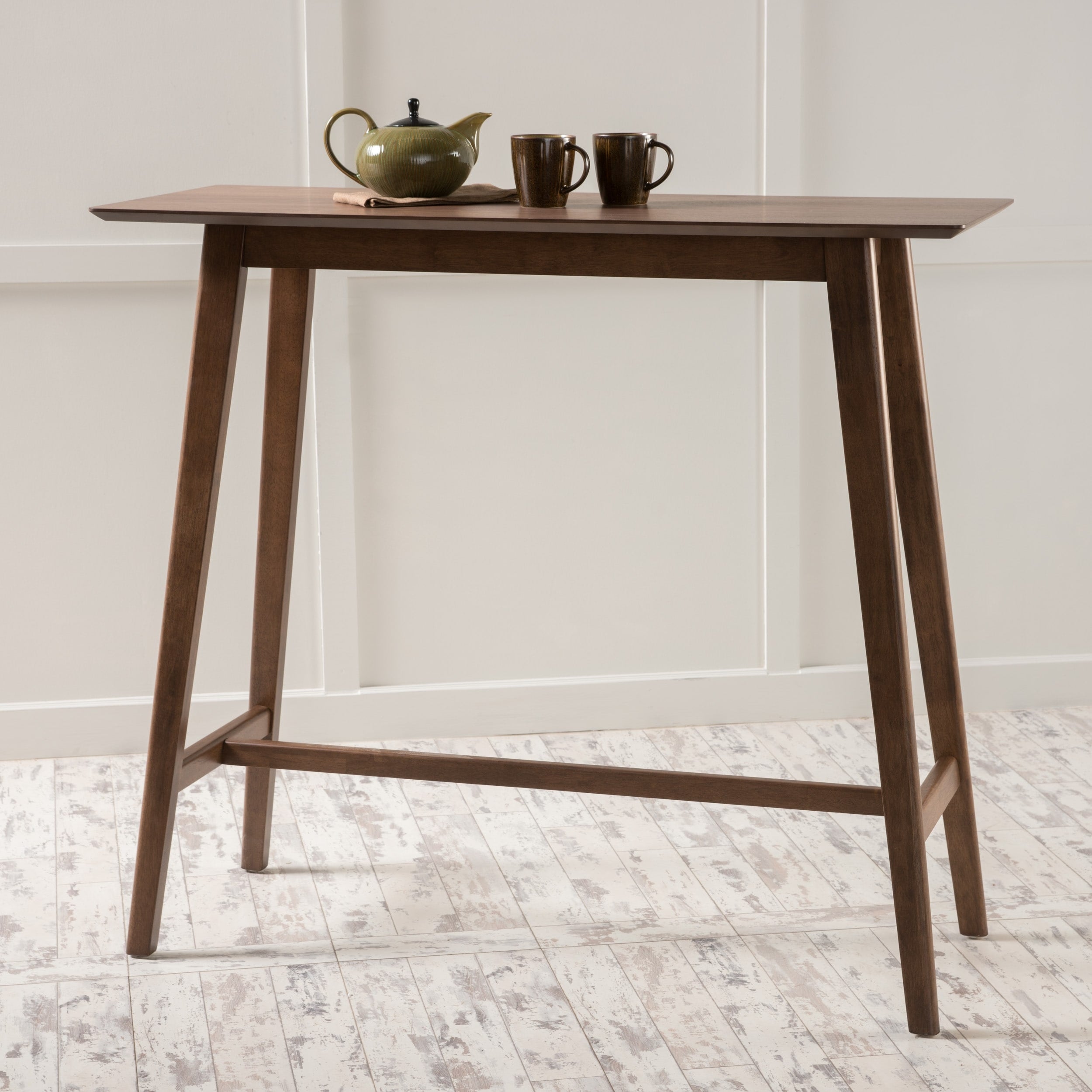 Carson Carrington Viborg Wood Bar Table