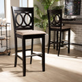 Carson Modern And Contemporary 2 Piece Bar Stool Set