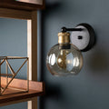 Carson Vintage Globe 1 Light Wall Sconce 8.25 H X 6 W X 7.75 D