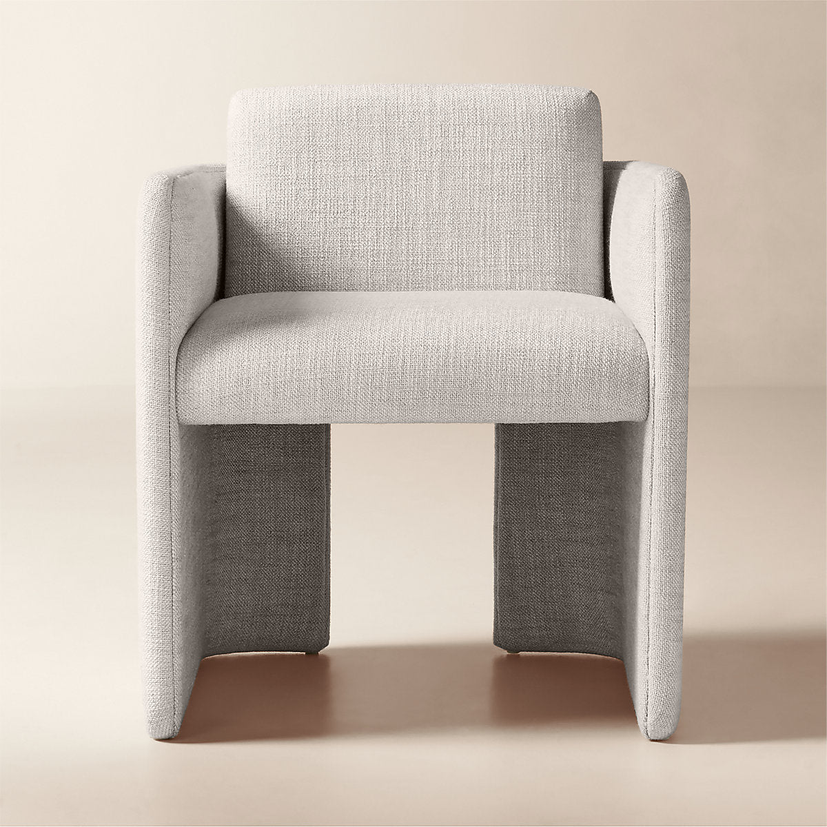 Carson Warm White Performance Fabric Counter Stool Set of 2