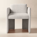 Carson Warm White Performance Fabric Counter Stool