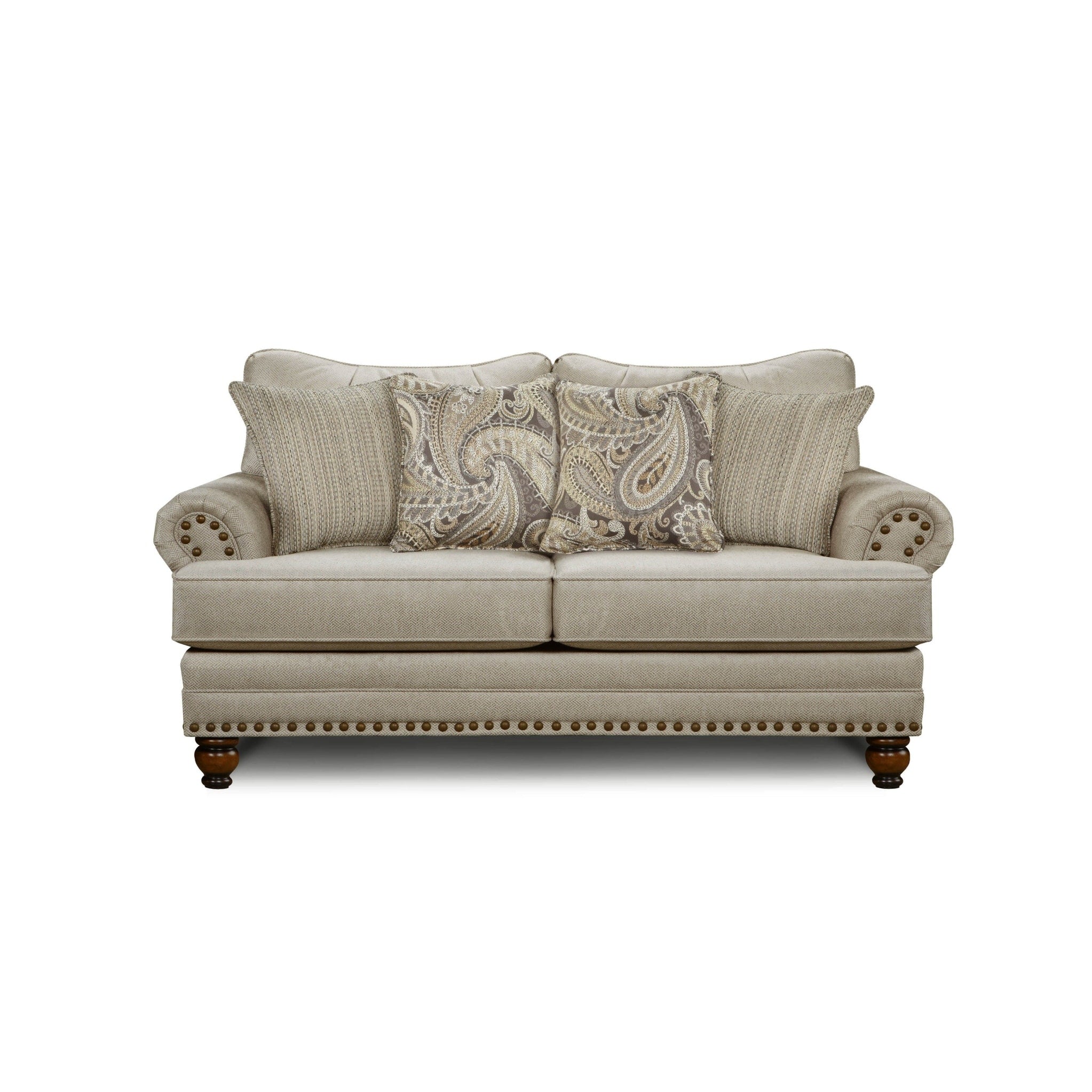 Carys Doe Beige Loveseat