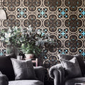Casa In Brown Beige Blue Handmade 8X8 In Moroccan Tiles Pack 12