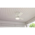 Hunter 44 Gilmour Outdoor Low Profile Ceiling Fan With Led Light Kit And Handheld Remote