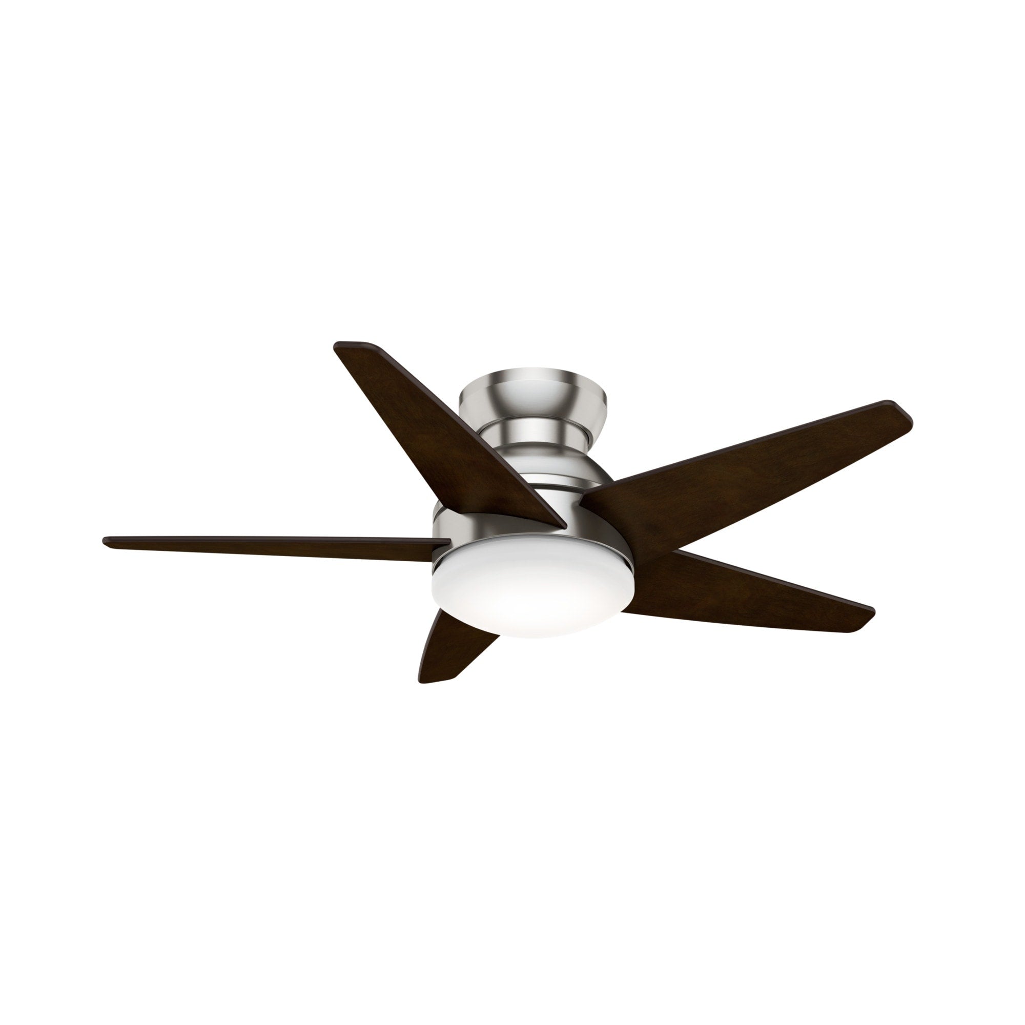 Casablanca Fan 44 Isotope Brushed Nickel W 5 Espresso Blades
