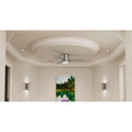 Casablanca 54 Commodus Brushed Nickel Ceiling Fan With Led Light Kit Wall Control