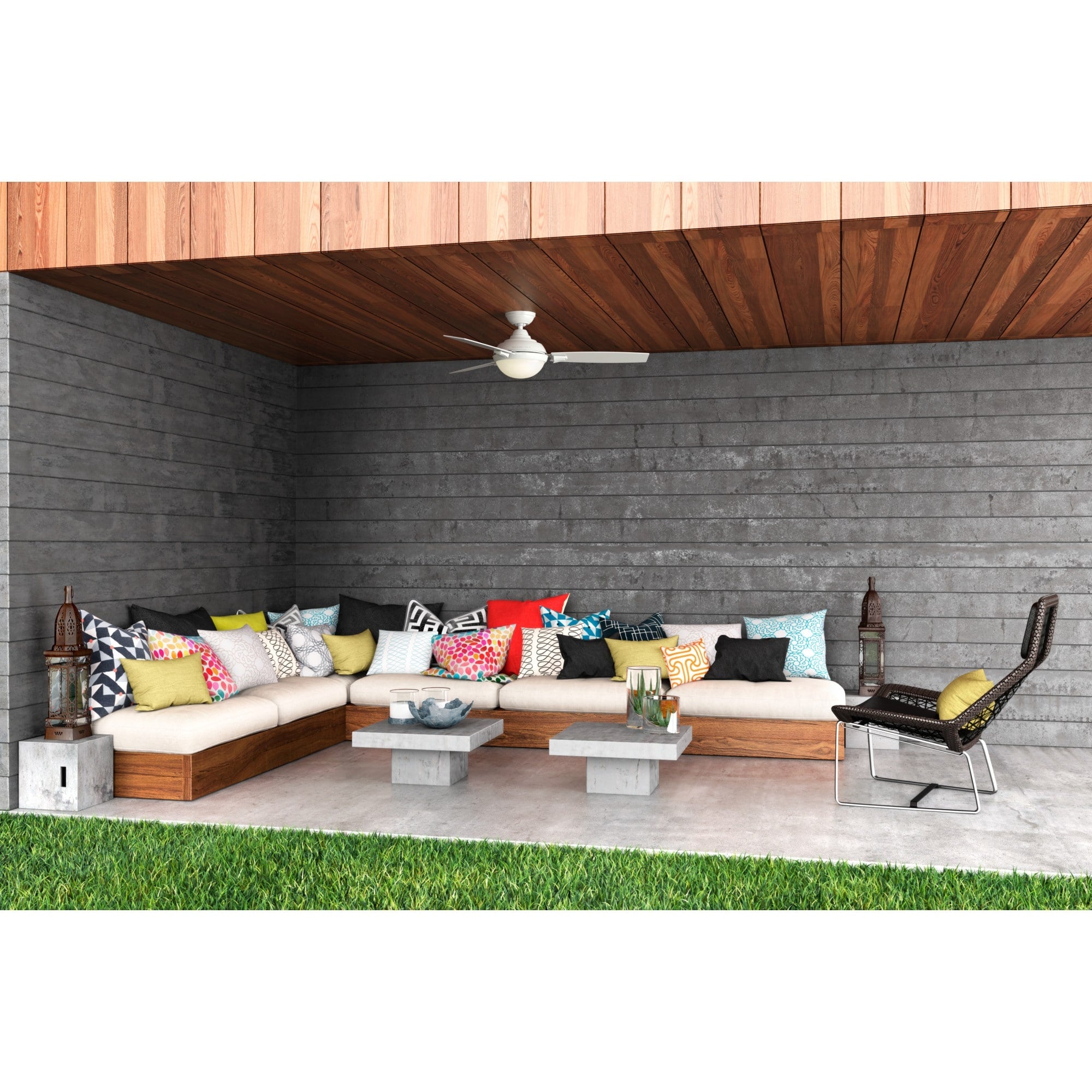 Casablanca 54 Inch Verse Maiden Brozne Maiden Bronze Espresso Reversible Plastic Exclusive 3 Blade Ceiling Fan