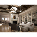 Casablanca Fan Correne 56 Inch Brushed Nickel With 5 Champagne Blades Silver