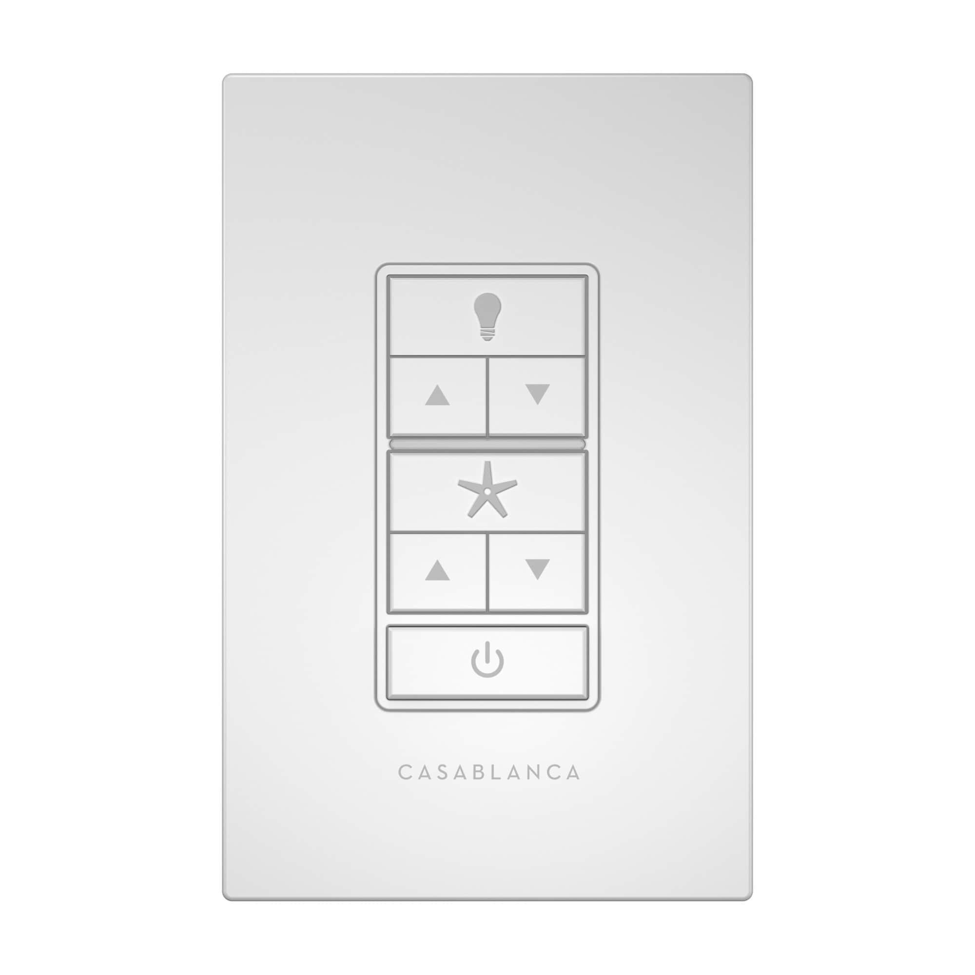 Casablanca Fan And Light Led Light Bar Wall Control Controls Dimming And 4 Fan Speeds