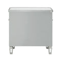 Powell Mirrored Glass Double Door Console