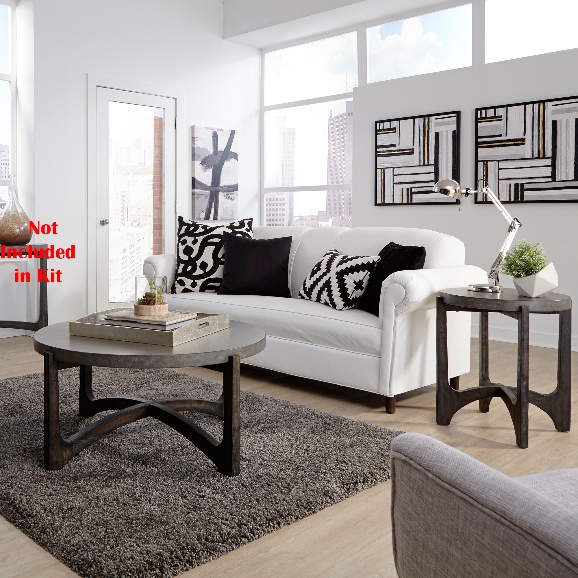 Cascade Wire Brush Rustic Brown Optional Table 3 Piece Set
