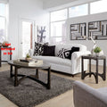 Cascade Wire Brush Rustic Brown 3 Piece Table Set