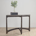 Cascade Wire Brush Rustic Brown Sofa Table