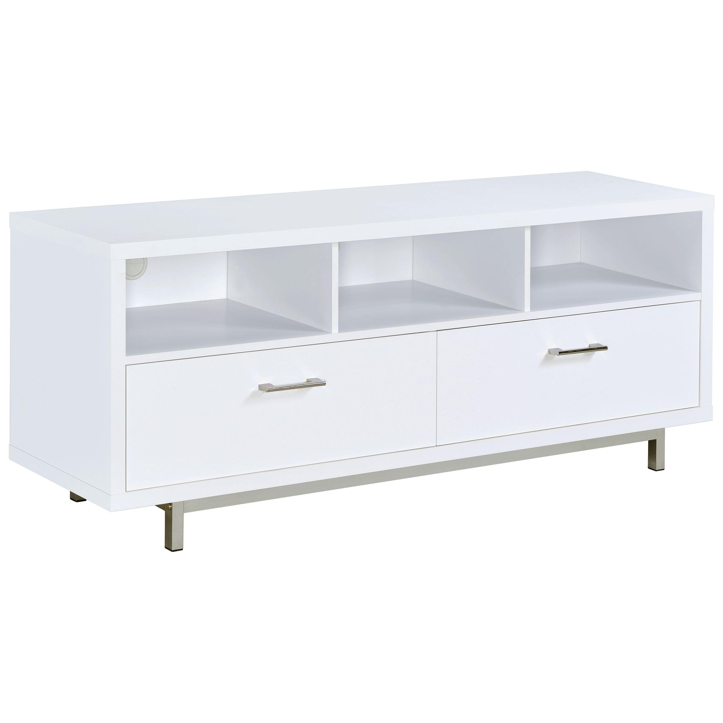 Coaster Company Coastal White Tv Console With Drawers
