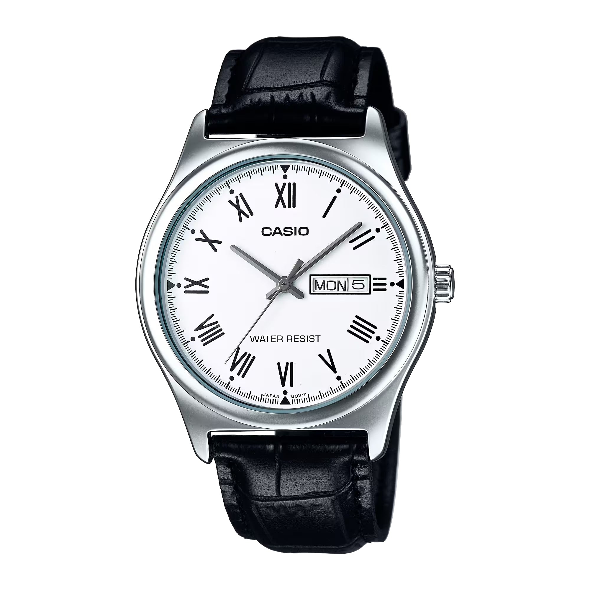 Casio Mens Analog Leather Watch