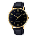 Casio Mens Analog Leather Watch