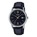 Casio Mens Analog Leather Watch