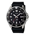 Casio Mens Analog Resin Watch Black