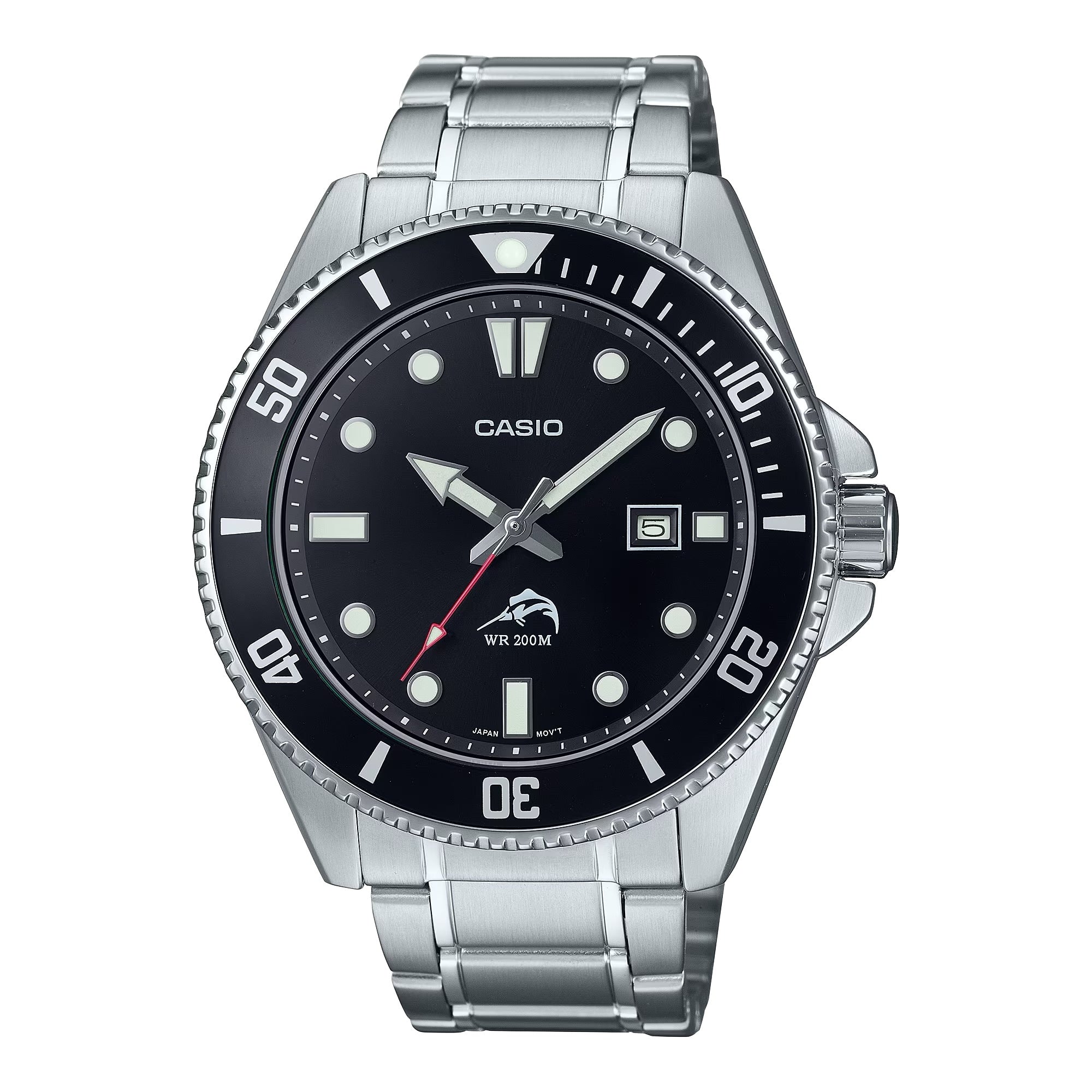 Casio Mens Analog Stainless Steel Watch