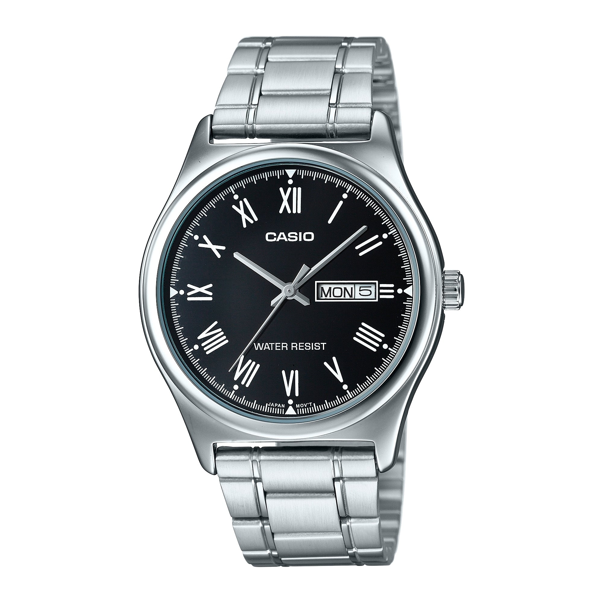Casio Mens Analog Stainless Steel Watch