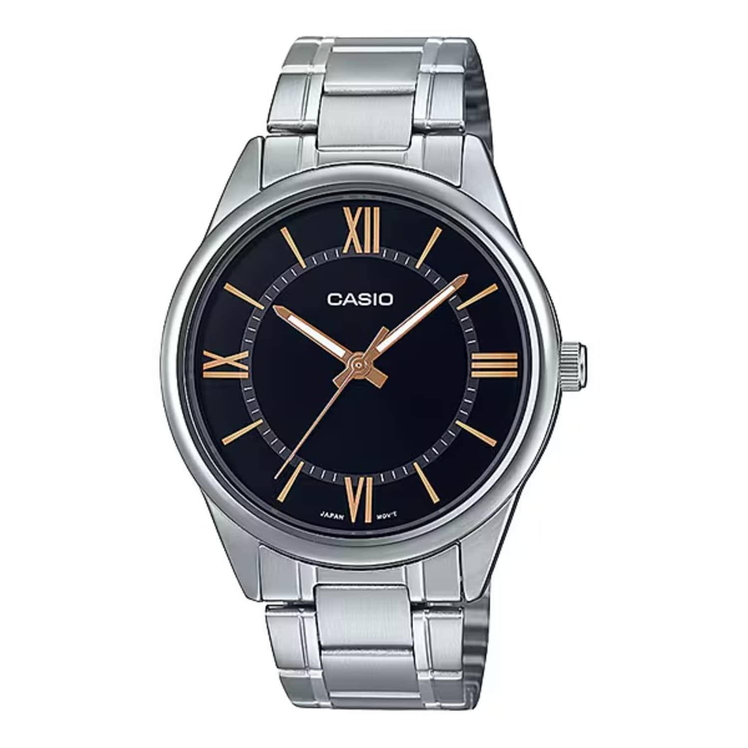 Casio Mens Analog Stainless Steel Watch