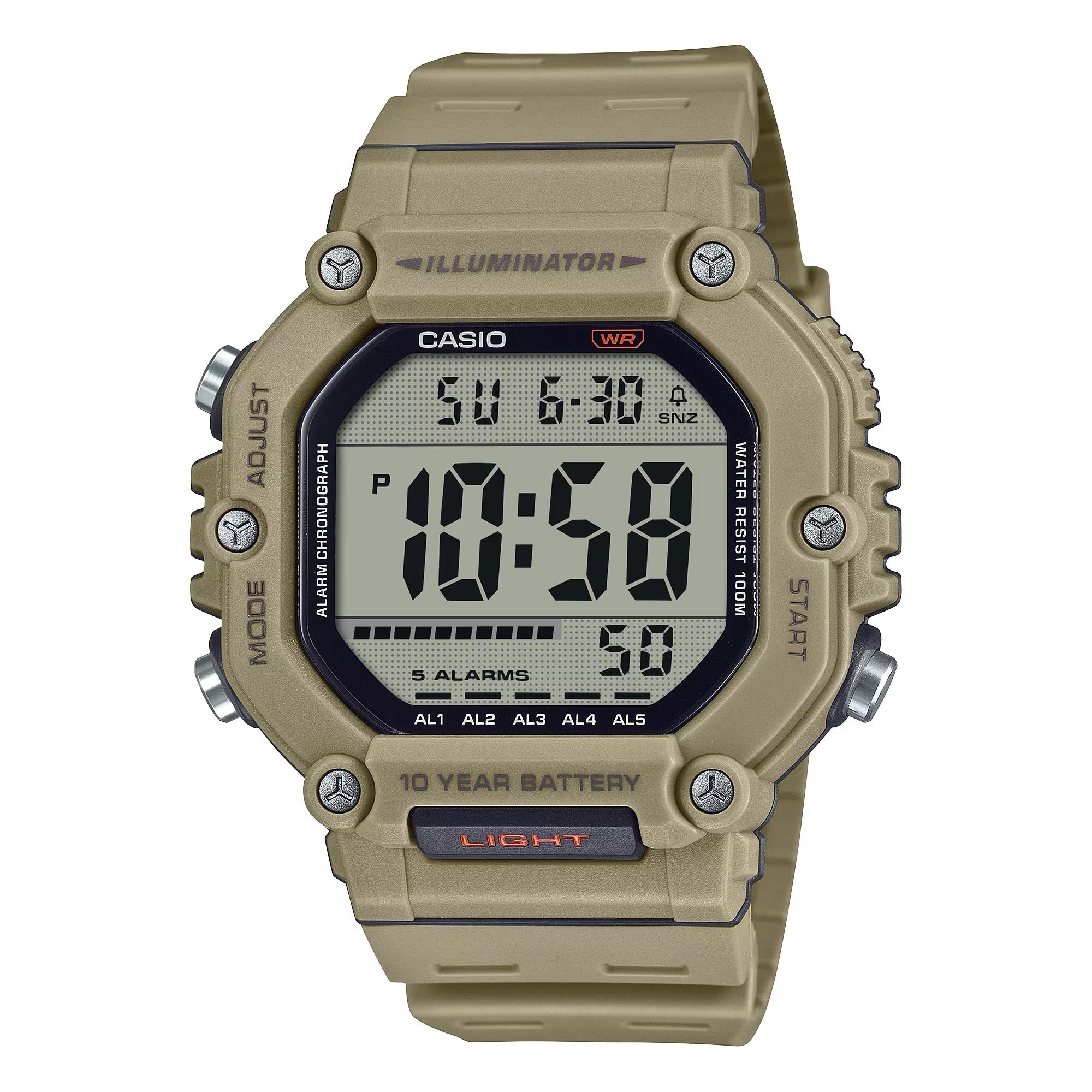Casio Mens Digital Resin Watch