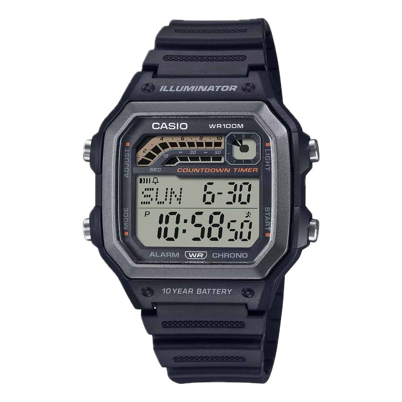 Casio Mens Digital Resin Watch