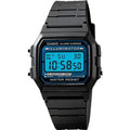 Casio Mens Black Resin Quartz Watch With Digital Dial
