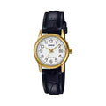 Casio Womens Leather Analog Watch