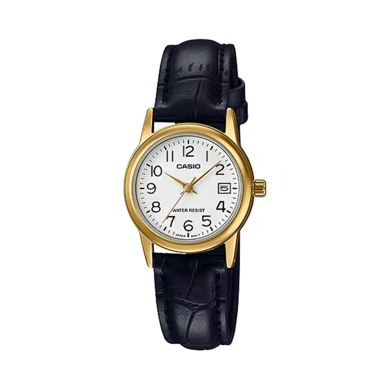 Casio Womens Leather Analog Watch