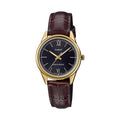 Casio Womens Leather Analog Watch