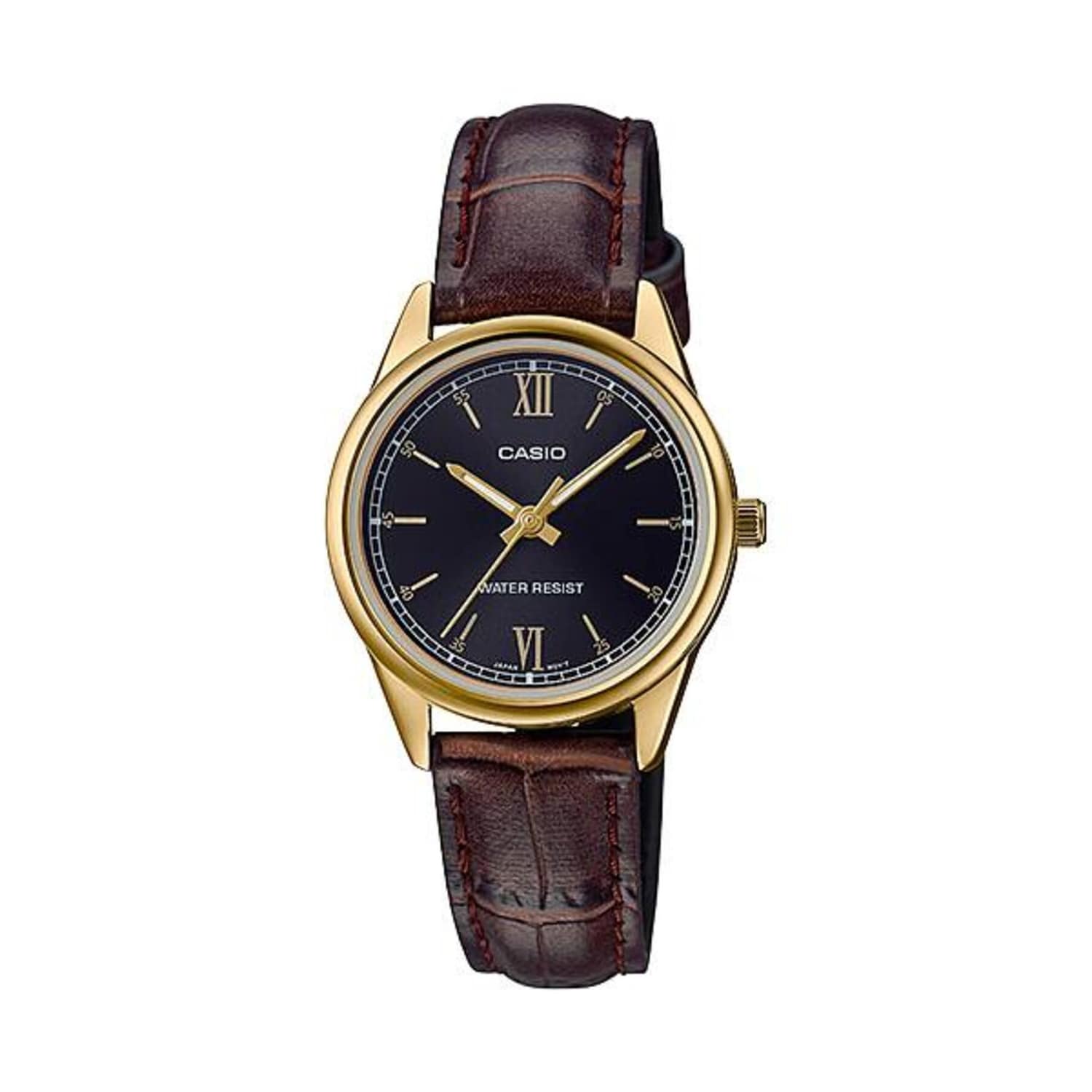 Casio Womens Leather Analog Watch