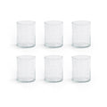 Caspian Etched Glass Tumblers Set Of 6