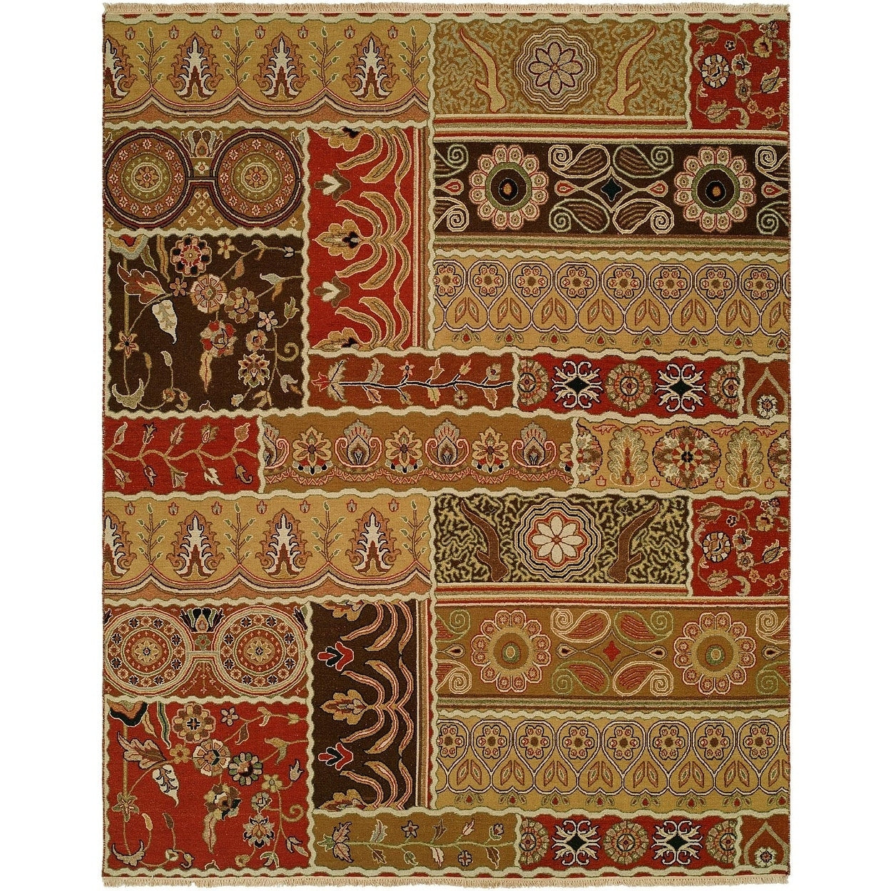 Caspian Multi Color Hand Knotted Soumak Area Rug