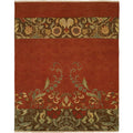 Caspian Red Multicolor Wool Soumak Area Rug