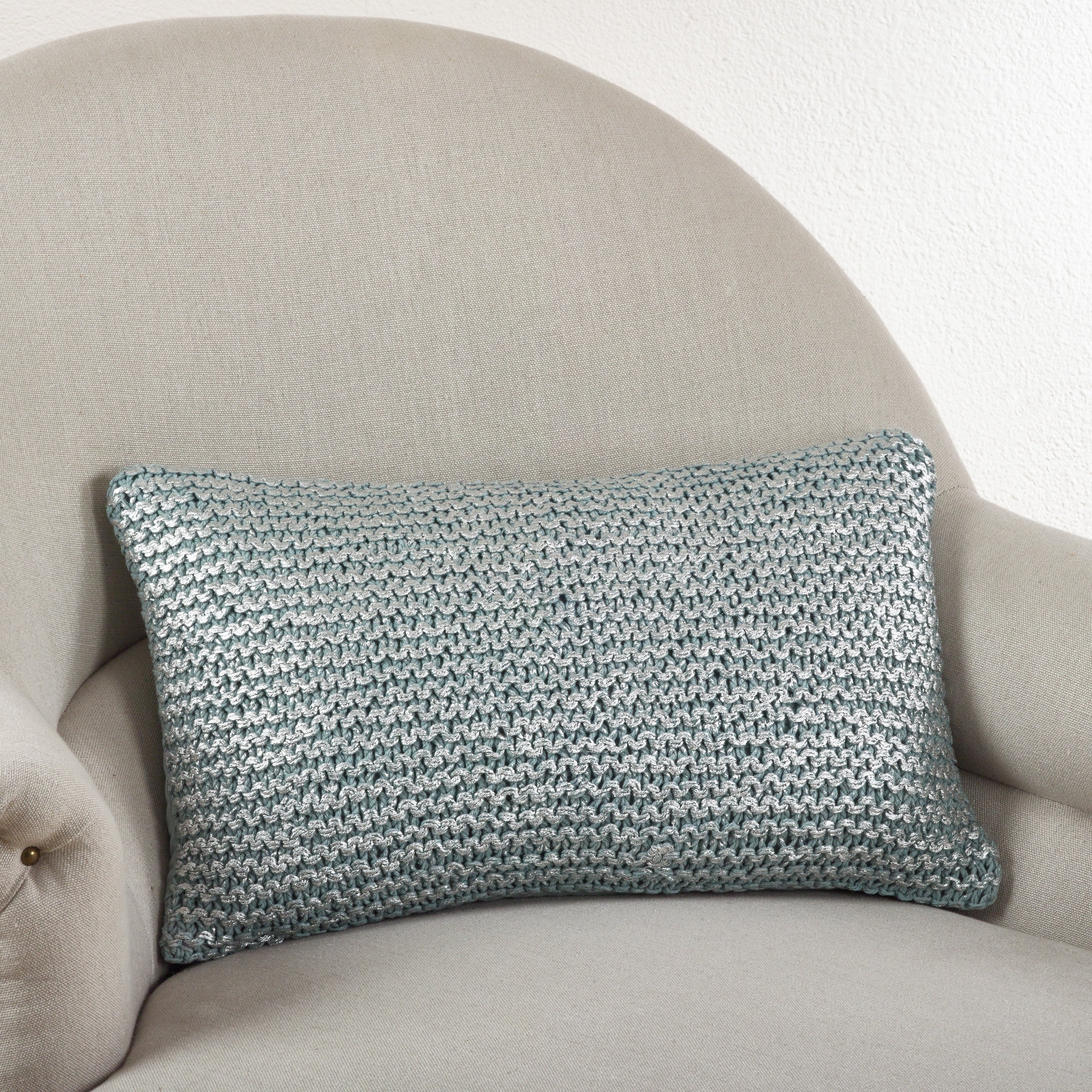 Cassandra Collection Knitted Design Pillow