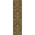 Floral Panel Green Ivory Rug 67 X 96 67 X 96