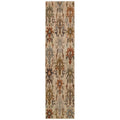 Tribal Ikat Ivory Multi Rug 710 X 1010 710 X 1010