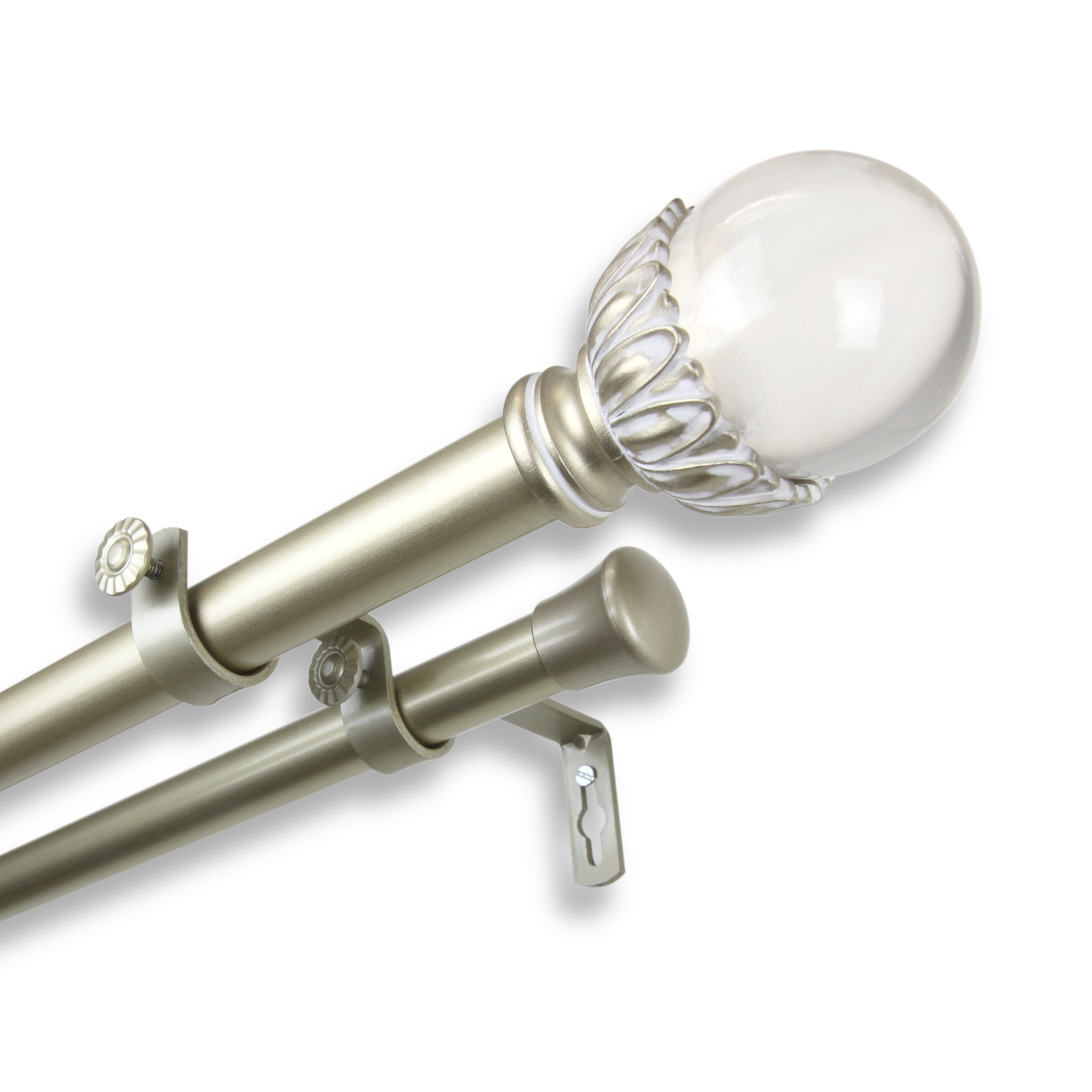 Instyledesign Cassava Adjustable Double Curtain Rod