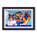 Cassie Thinking About Cubism Philip Absolon Custom Framed Print