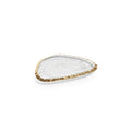 Cassiel Organic Shape Plates With Jagged Gold Rim Set Of 3
